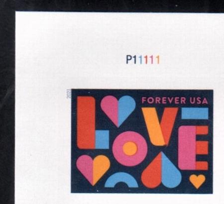 US 5543a Modern Imperf Love Single
