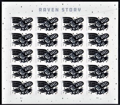 US 5620a Modern Imperf Raven Sheet