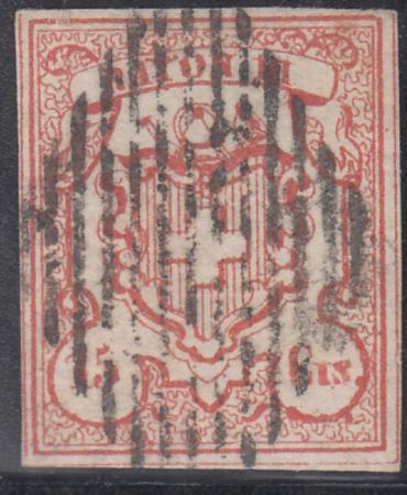 Switzerland 13(SBK 19) Used VF Marchand Cert. 4 Ample to Large Margins