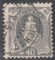 Switzerland 85 (SBK 76F) Nice Cancel 11 3/4 Type II