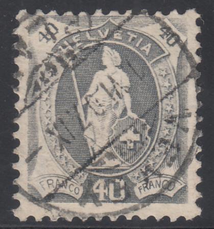 Switzerland 108 (SBK 89B) Used F 11 3/4 Type II White Wmk