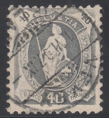Switzerland 108 (SBK 89B) Used F 11 3/4 Type II White Wmk