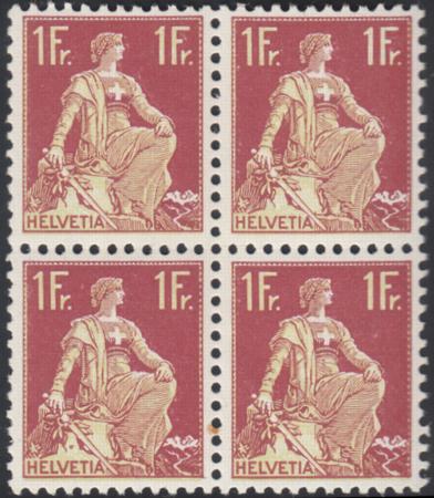 Switzerland 135a/144a Mint NH VF Scarce Complete Set Of Blocks
