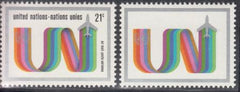 UN Gawes C18.2a Mint NH XF 21 ct. Airmail Missing Black Gaines Cert.