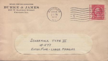 US 577 FDCS Shermack III F-VF Stamp on VF Window Env., All Over B+W Pictorial Advertising On Book For Photo Mailers