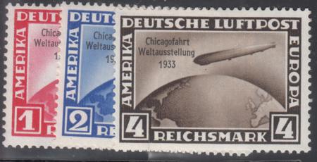 Germany C43 - 45 NH F-VF+ Schlegel Cert. - Chicago Flight