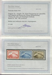 Germany C43 - 45 NH F-VF+ Schlegel Cert. - Chicago Flight