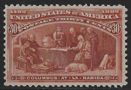 US 239 Early Commemoratives F-VF Mint LH Fresh OG