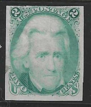 US 73TCc Essays and Proofs F-VF Mint Slight Margin Stain Left
