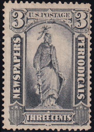 US PR10 Newspaper Mint F-VF No Gum