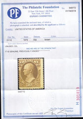US O112 Officials Mint LH AVE Barely Hinged In Corner - PF Cert