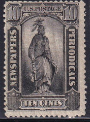 US PR62 Newspaper Stamps Mint H F Crackly OG, Gum Crease