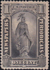 US PR81 Newspaper Stamps Mint NH F-VF Vertical Gum Creases