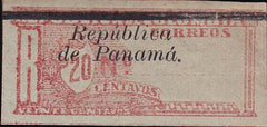 Panama F17 F-VF NH 1903 - 04 Registration stamp of Colombia overprint
