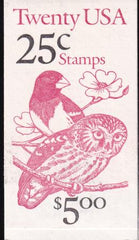 US Booklet BK160 Mint NH XF Plate #1433 8 3/4 Scored Cover