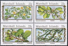 US 91-94 Trust Territories Marshall Islands NH VF Medicinal Plants