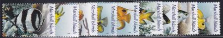 US 911-23 Trust Territories Marshall Islands NH VF Tropical Fish Definitive Set(13)