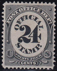 US O54 Officials Mint H VF Unusually Nice!