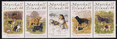 US 952-53 Trust Territories Marshall Islands NH VF Dogs Strip & M/S