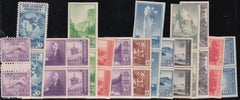 US 752-771 Set Of 20 Farley Mint Positions No Gum VFVert. Pair Horiz. Ln.