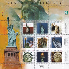 US 967 Trust Territories Marshall Islands NH VF Statue Of Liberty M/S
