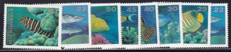 US 157,159,1616-65, 163a Trust Territories Micronesia NH VF Definitive Set(1993)