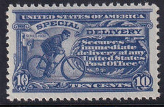 US E11 Special Delivery Mint NH VF-XF Dark Ultramarine "Pink Back" Exceptional!