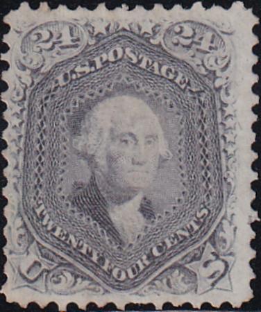 US 78b Early Classics Used F-VF Gray, Well Centered, Appears Unused But Faint Trace Of A Cancel, 1 Short Perf At Bottom