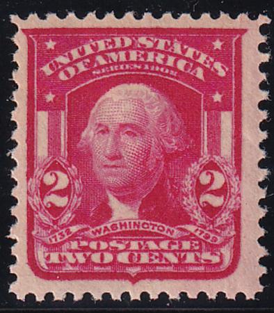 US 319Fi Bureau & Regular Issues Mint NH VF Jumbo Die II Carmine