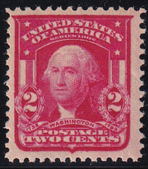 US 319Fi Bureau & Regular Issues Mint NH VF Jumbo Die II Carmine
