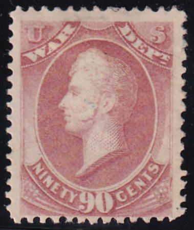 US O93 Officials Mint H F Fresh, Hinge Remnants - 3 Large Margins