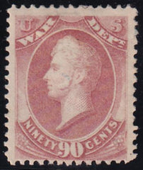 US O93 Officials Mint H F Fresh, Hinge Remnants - 3 Large Margins