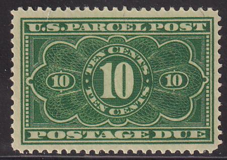 US JQ4 Parcel Post Postage Dues Mint Very LH VF-XF Single