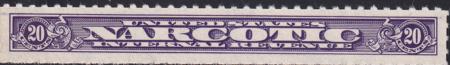 US RJA58b Narcotic Tax Mint NH VF Single 2022
