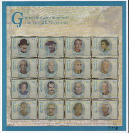 US 380 Trust Territories Micronesia NH VF Philanthropists M/S