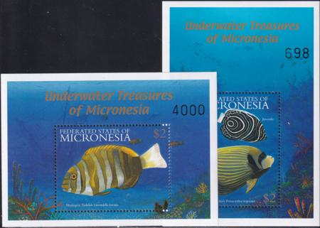 US 447-48 Trust Territories Micronesia NH VF Underwater Trea. S/S