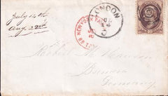 US 139 On  Cover FDCS And Better Covers (Fine + UL Corner Perf Off) NY To Bremen Via London. Pristine Cover