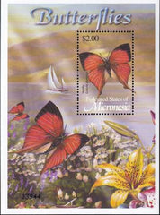 US 523 Trust Territories Micronesia NH VF Butterflies S/S
