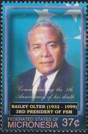 US 578 Trust Territories Micronesia NH VF Pres. Bailey