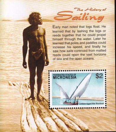US 653 Trust Territories Micronesia NH VF Sailing S/S