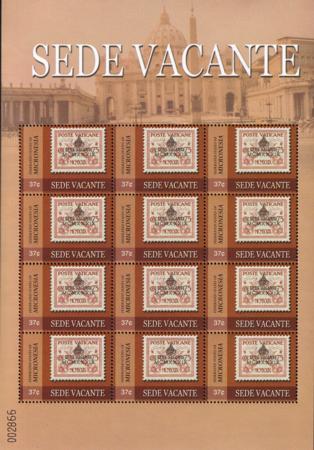 US 658 Trust Territories Micronesia NH VF Vatican Interim M/S Of 20