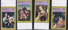 US 668-71 Trust Territories Micronesia NH VF Christmas