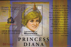 US 732 Trust Territories Micronesia NH VF Princess Diana S/S