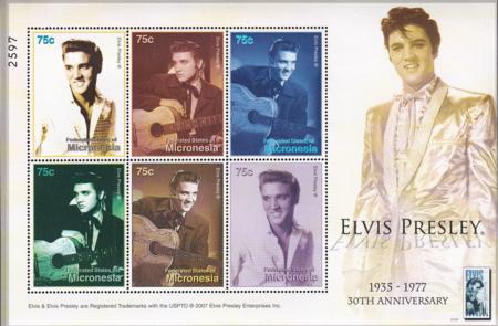 US 741 Trust Territories Micronesia NH VF Elvis M/S