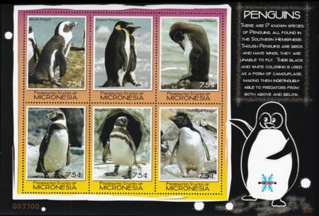 US 748 Trust Territories Micronesia NH VF Penguins M/S