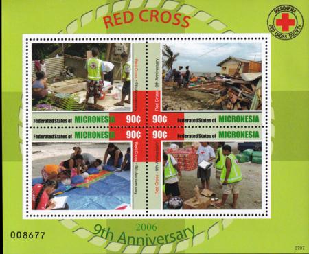 US 750 Trust Territories Micronesia NH VF Red Cross M/S