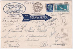 Italy 1930 Balbo Transatlantic Squadron Rome - Rio, Signed by Pilots