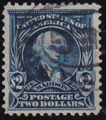 US 312 Bureau & Regular Issues Used VF Deep Shade, Light Cancel, PSE Cert Notes Light Creases + Thin Corner