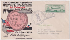 US 1933 C18  Cover with  Railway Postal Car Expo Hand cancel