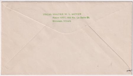 US 1933 C18  Cover with  Railway Postal Car Expo Hand cancel